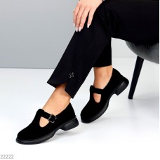 Туфлі жіночі натуральна замша чорні 38,41р