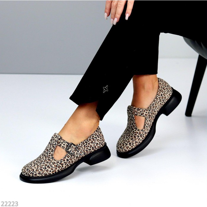 Туфлі жіночі натуральна шкіра колір-леопард 37,38,39,40р