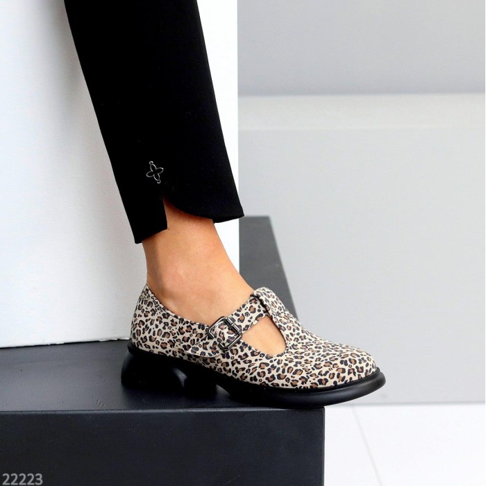 Туфлі жіночі натуральна шкіра колір-леопард 37,38,39,40р