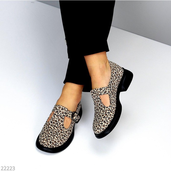Туфлі жіночі натуральна шкіра колір-леопард 37,38,39,40р