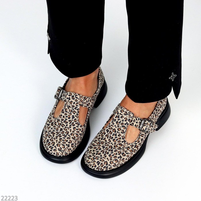 Туфлі жіночі натуральна шкіра колір-леопард 37,38,39,40р