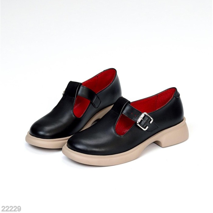 Туфлі жіночі натуральна шкіра чорні 36,37,38р