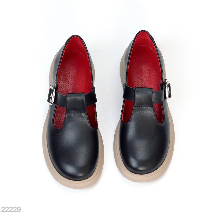 Туфлі жіночі натуральна шкіра чорні 36,37,38р