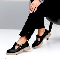 Туфли женские натуральная кожа черные 36,37,38р