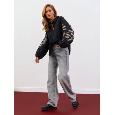 Вишиванка жіноча чорна бавовна Туреччина  S M L