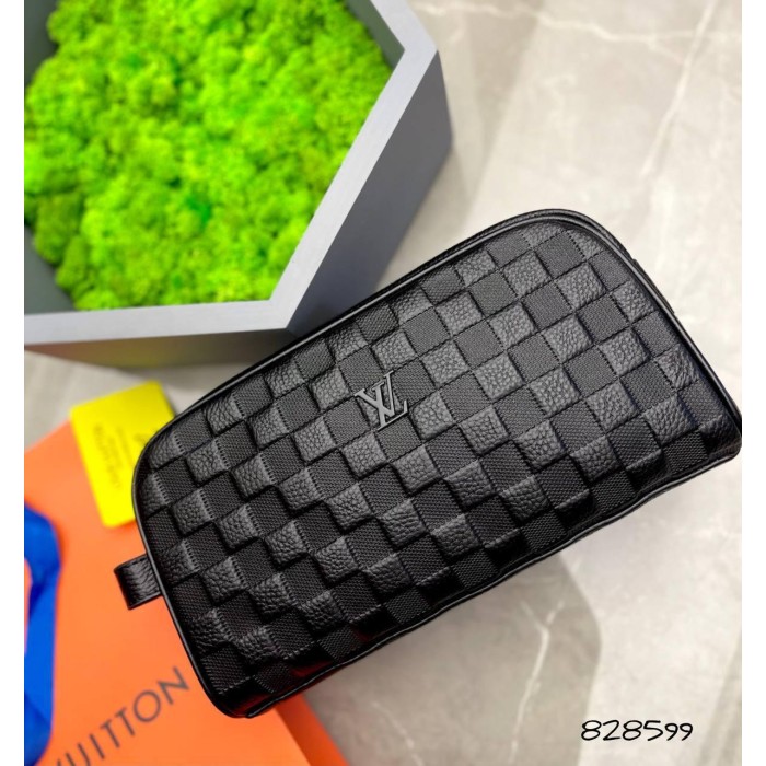 Сумка чоловіча Кросбоді натуральна шкіра Чорна