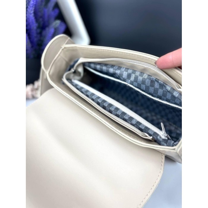 Сумка жіноча з екошкіри люкс колір: Чорний, Беж, Білий, Чорний рептилія Білий