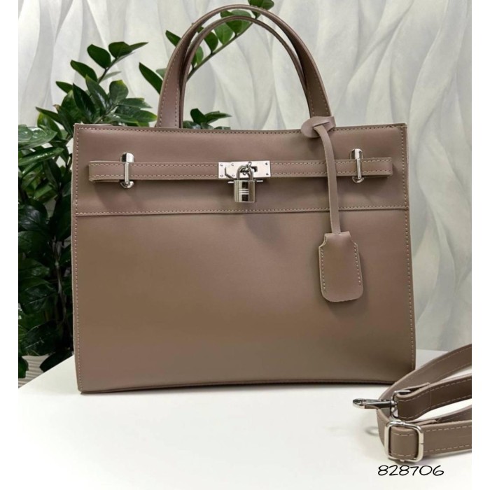 Сумка жіноча 2 відділення екошкіра Чорна,Чорна рептилія,Беж Бежевий