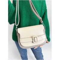 Сумка жіноча  декор Пряжка  екошкіра люкс Колір: Беж; Молочний; Капучино Капучіно