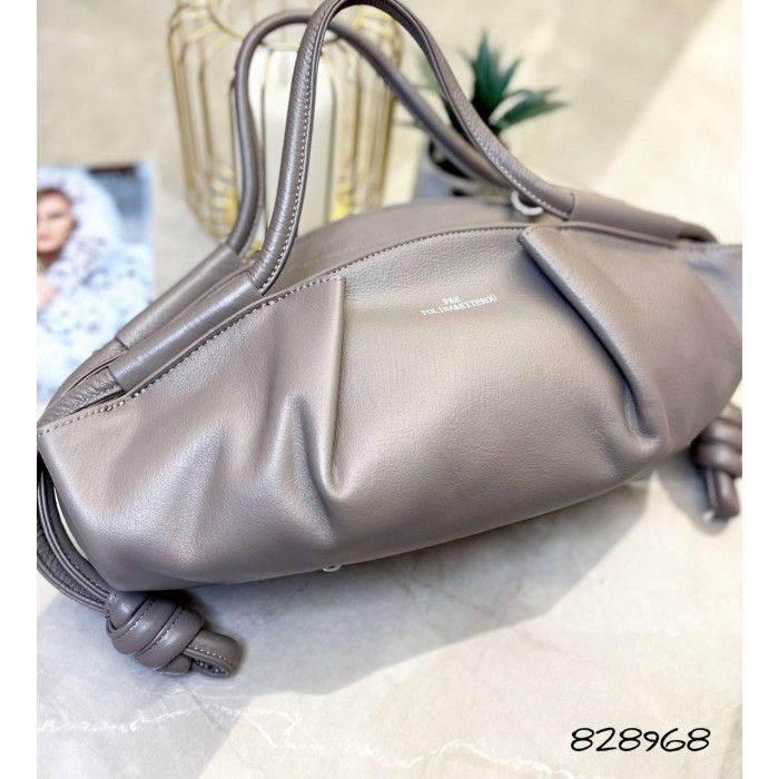 Сумка жіноча натуральна шкіра канадка Шоколад Капучіно