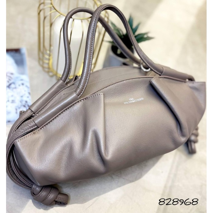 Сумка жіноча натуральна шкіра канадка Шоколад Капучіно