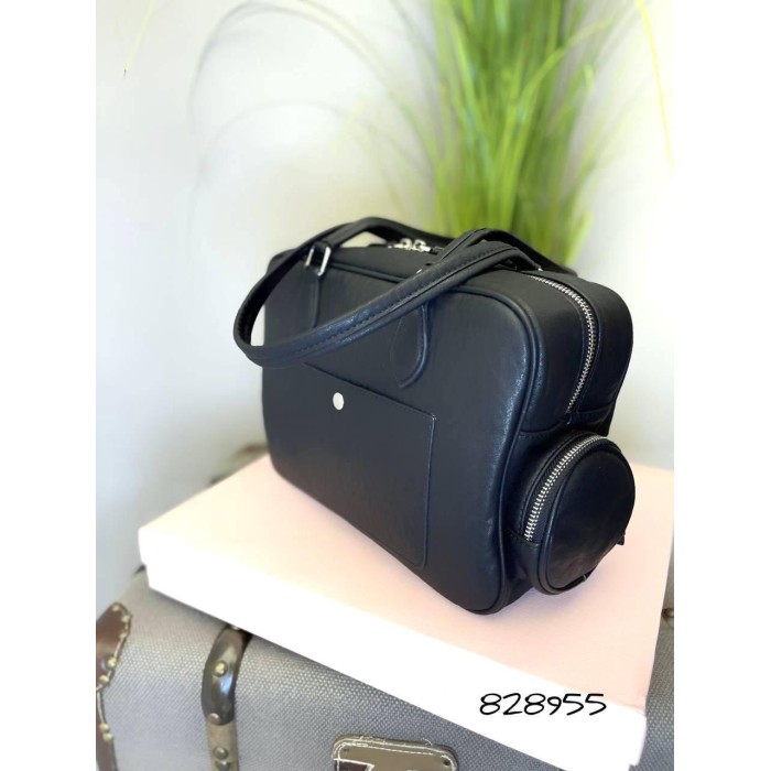 Сумка жіноча з натуральної шкіри Чорна