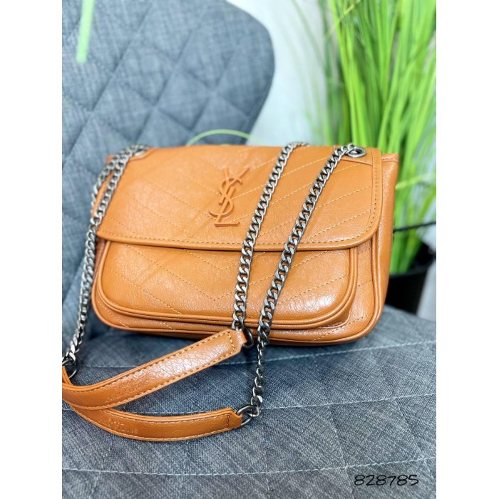 Сумка жіноча Лоран натуральна шкіра Чорна,Біла, Бронзова, Кемел, Бургунді Кемел