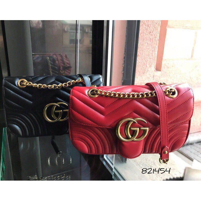 Сумка жіноча Гу натуральна шкіра Пудра, Червона, Біла