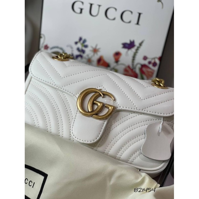 Сумка жіноча Гу натуральна шкіра Пудра, Червона, Біла Білий