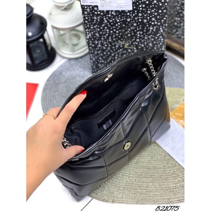 Сумка жіноча Лоран екошкіра люкс Чорна (фурнітура матова)