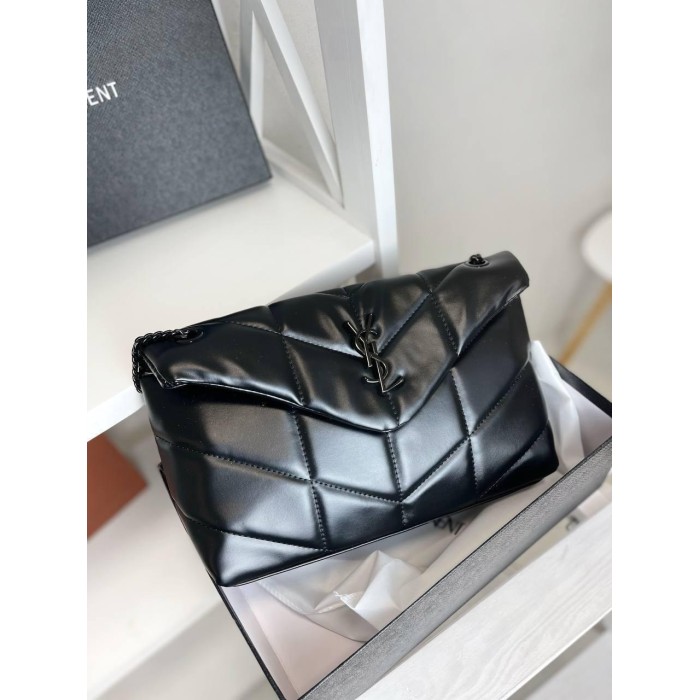 Сумка жіноча Лоран екошкіра люкс Чорна (фурнітура матова)