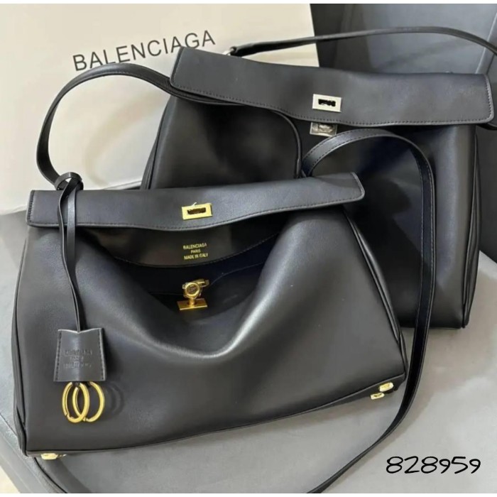 Сумка женская натуральная кожа Чёрная фурнитура золото