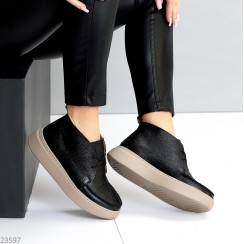 Черевики жіночі натуральна шкіра чорні демі 37,39р