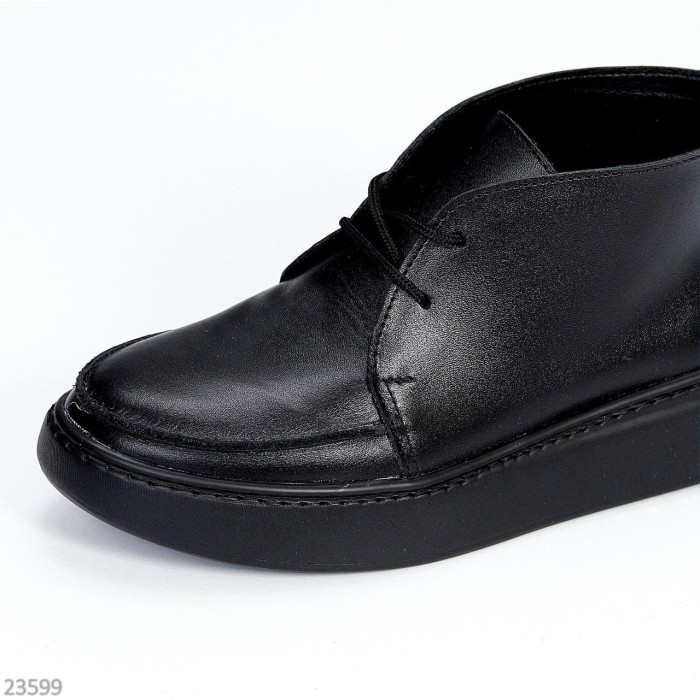 Черевики жіночі натуральна шкіра чорні демі 36,40,41р