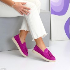 Лофери жіночі натуральна замша розові 36,39р