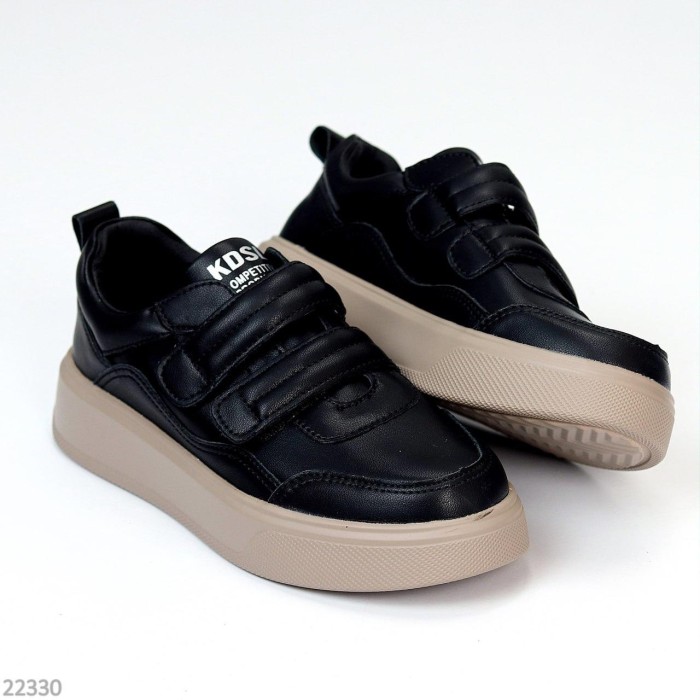 Кеди жіночі натуральна шкіра чорні демі 36,37,38,39,40р.