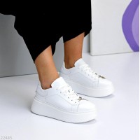 Кроссовки женские натуральная кожа белые 39р