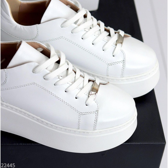 Кросівки жіночі натуральна шкіра білі 39р