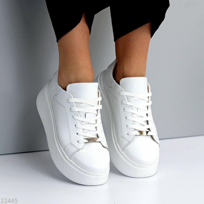 Кросівки жіночі натуральна шкіра білі 39р