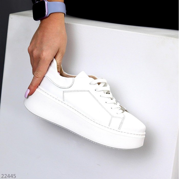 Кросівки жіночі натуральна шкіра білі 39р