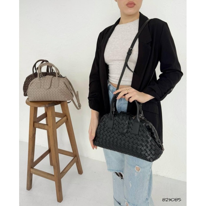 Сумка жіноча Polina Ботте га натуральна шкіра Капучино, Кемел