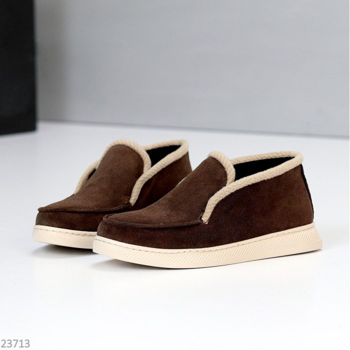 Лофери жіночі натуральна замша беж 38р