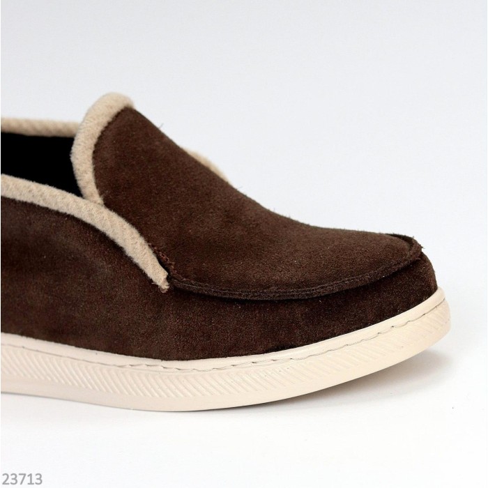 Лофери жіночі натуральна замша беж 38р