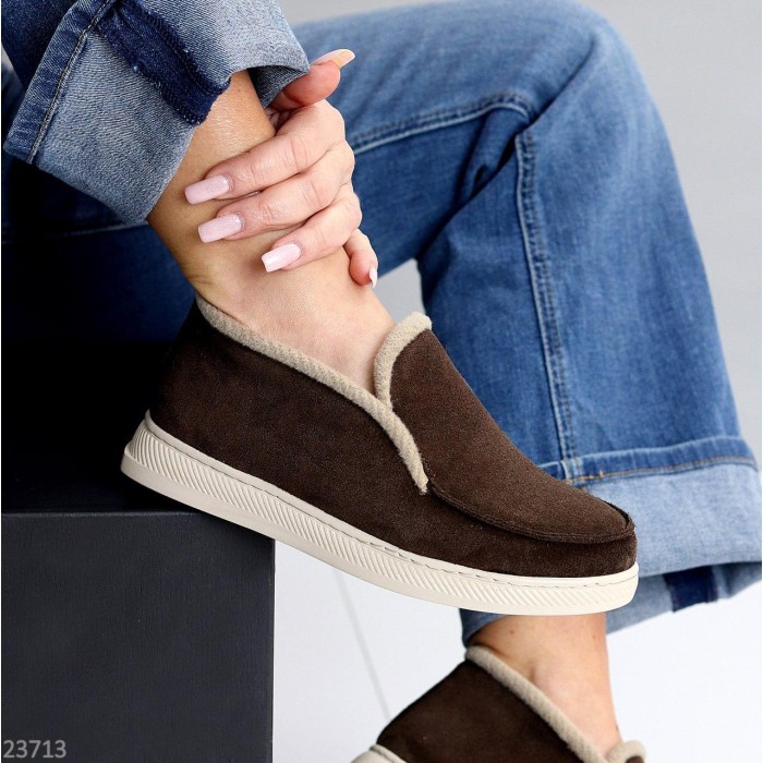 Лофери жіночі натуральна замша беж 38р