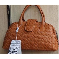 Сумка женская Polina Бот тега натуральная кожа Капучино, Кємел, Чёрная Кэмел