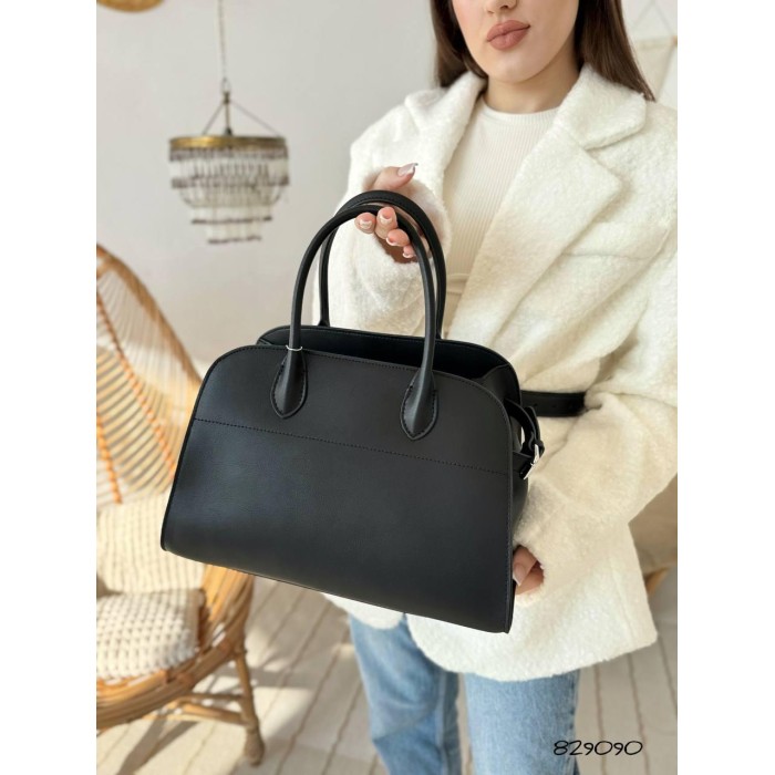 Сумка жіноча натуральна шкіра Чорна