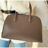 Сумка жіноча натуральна шкіра Чорна Капучіно