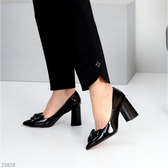 Туфлі жіночі еко-шкіра чорні 35,36,38р