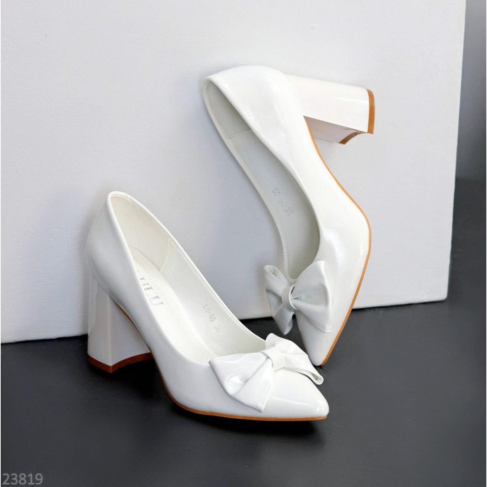 Туфлі жіночі еко-шкіра білі 35,36,37,38,40р