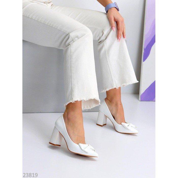 Туфлі жіночі еко-шкіра білі 35,36,37,38,40р