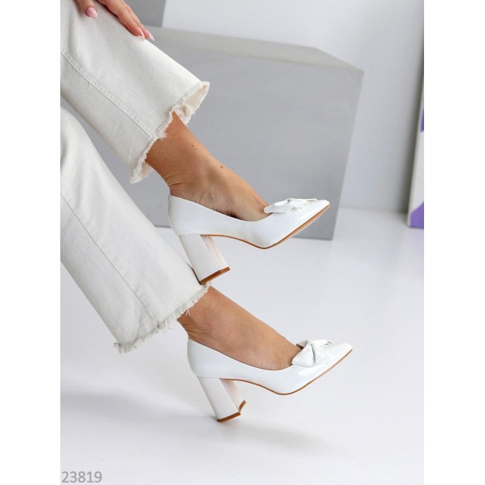 Туфлі жіночі еко-шкіра білі 35,36,37,38,40р