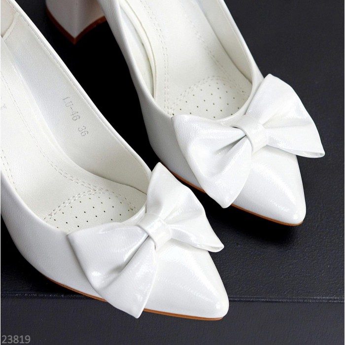 Туфлі жіночі еко-шкіра білі 35,36,37,38,40р