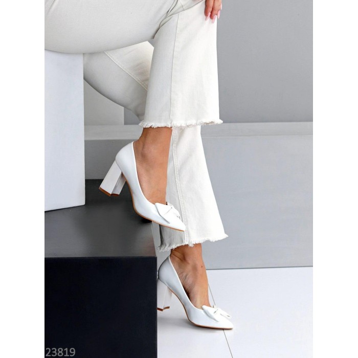 Туфлі жіночі еко-шкіра білі 35,36,37,38,40р