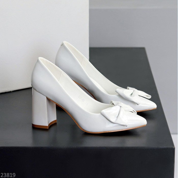 Туфлі жіночі еко-шкіра білі 35,36,37,38,40р