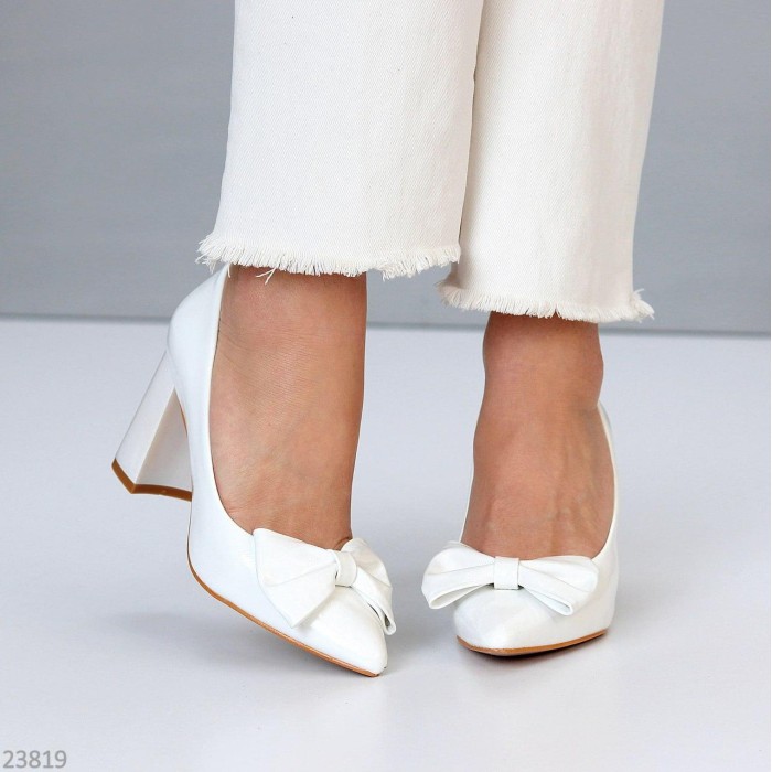 Туфлі жіночі еко-шкіра білі 35,36,37,38,40р