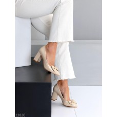 Туфли женские эко-кожа беж 35,37,38,40р