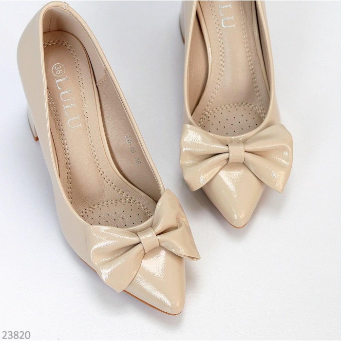 Туфли женские эко-кожа беж 35,37,38,40р