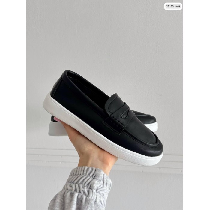 Слипоны женские чёрные натуральная кожа 37,38,39р