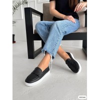 Сліпони жіночі чорні натуральна шкіра 37,38,39р