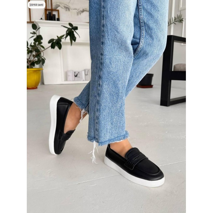 Слипоны женские чёрные натуральная кожа 37,38,39р